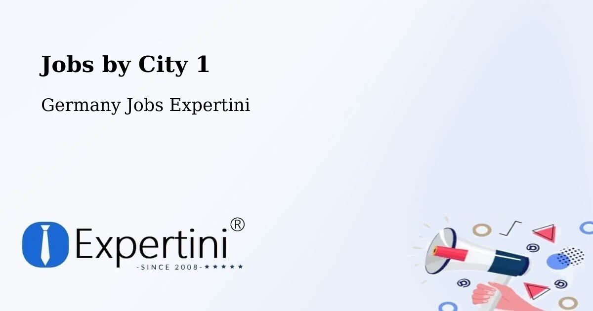 City Jobs in Germany - Expertini